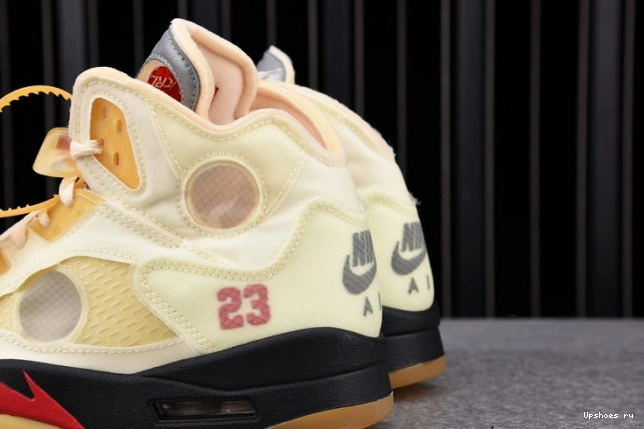 O-W Retro AIR Sail DH8565-100 Jordan 5 0728